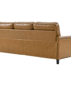 Modway Sectionals Ashton Vegan Leather Sectional Sofa In Tan 10 Modway Sectionals Ashton Vegan Leather Sectional Sofa In Tan