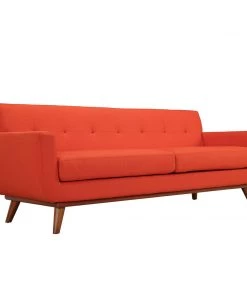 Modway Living Room Sets Engage Armchairs And Sofa Set Of 3 Atomic Red