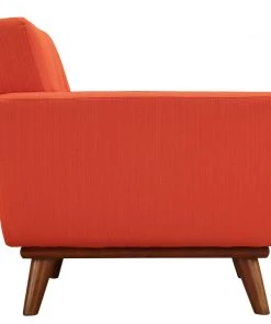 Modway Living Room Sets Engage Armchairs And Sofa Set Of 3 Atomic Red