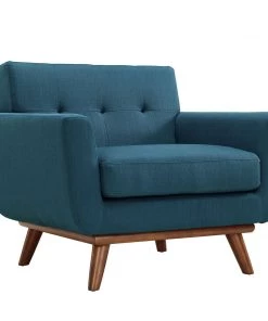Modway Engage Armchairs And Sofa Set Of 3 Azure