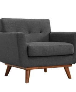 Modway Engage Armchairs And Sofa Set Of 3 Gray Living Room Sets