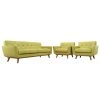 Modway Living Room Sets Engage Armchairs And Sofa Set Of 3 Wheatgrass
