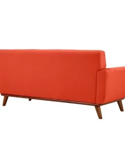 Modway Engage Armchair And Loveseat Set Of 2 Atomic Red