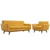 Modway Engage Armchair And Loveseat Set Of 2 Citrus