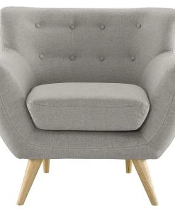 Modway Armchairs Remark Upholstered Fabric Armchair Light Gray 11 Modway Armchairs Remark Upholstered Fabric Armchair Light Gray