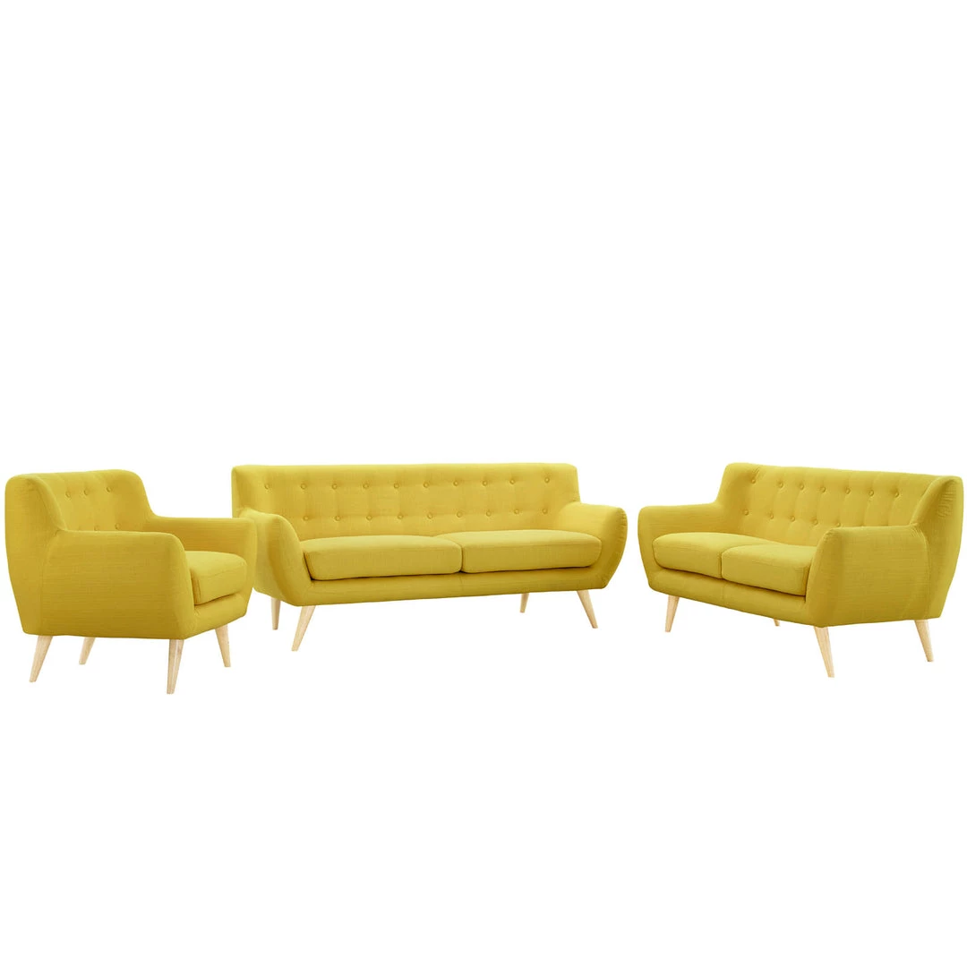 Modway Remark 3 Piece Living Room Set Sunny Living Room Sets 1 Modway Remark 3 Piece Living Room Set Sunny Living Room Sets
