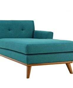 Modway Chaise Lounge Chairs Engage Right-Facing Chaise Teal