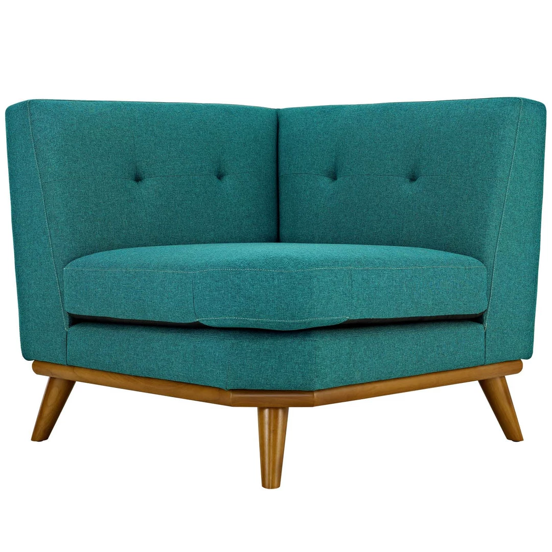 Modway Engage Corner Sofa Teal Sectionals 4 Modway Engage Corner Sofa Teal Sectionals