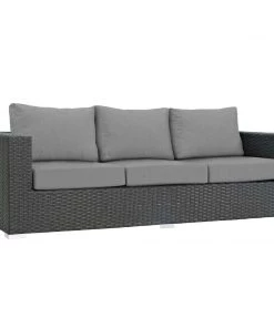 Modway OUTDOOR SOFAS Sojourn Outdoor Patio Sunbrella® Sofa Canvas Gray