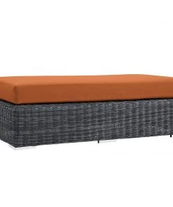Modway Summon Outdoor Patio Sunbrella® Rectangle Ottoman Canvas Tuscan 11 Modway Summon Outdoor Patio Sunbrella® Rectangle Ottoman Canvas Tuscan