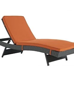 Modway Sojourn Outdoor Patio Sunbrella® Chaise Canvas Tuscan Outdoor Daybeds