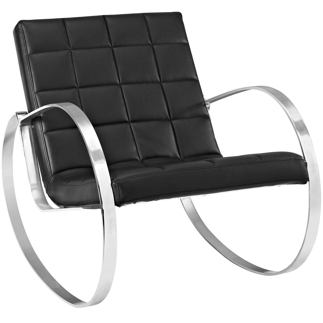 Modway Gravitas Upholstered Vinyl Lounge Chair Black Chaise Lounge Chairs 5 Modway Gravitas Upholstered Vinyl Lounge Chair Black Chaise Lounge Chairs