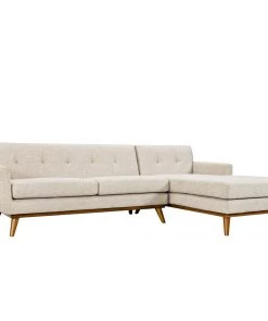 Modway Sectionals Engage Right-Facing Sectional Sofa Beige