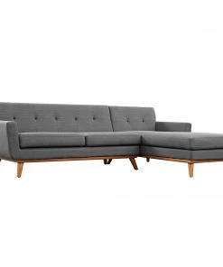 Modway Sectionals Engage Right-Facing Sectional Sofa Gray