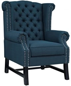 Modway Steer Upholstered Fabric Armchair Azure Armchairs 9 Modway Steer Upholstered Fabric Armchair Azure Armchairs