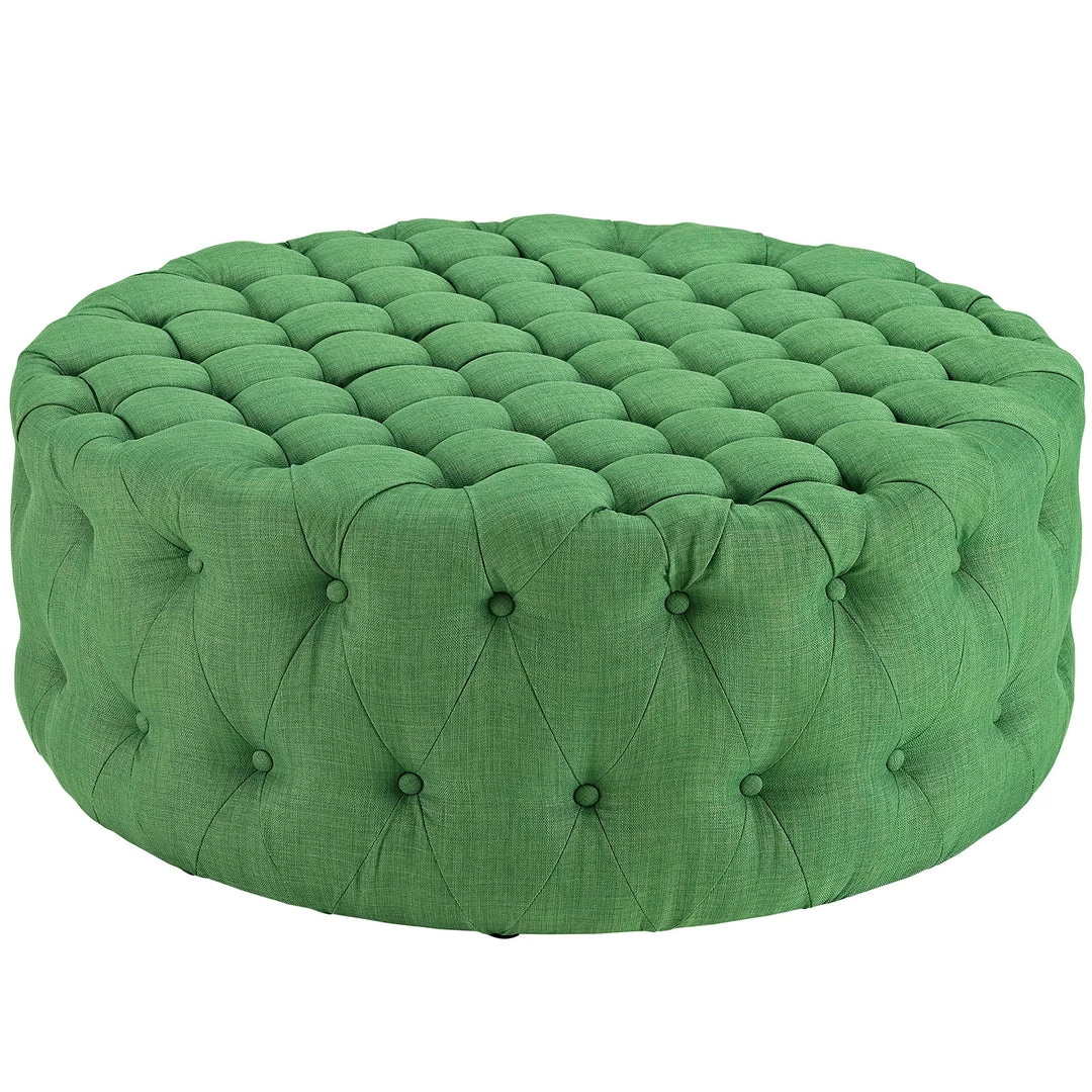 Modway Ottomans Amour Upholstered Fabric Ottoman Kelly Green 6 Modway Ottomans Amour Upholstered Fabric Ottoman Kelly Green