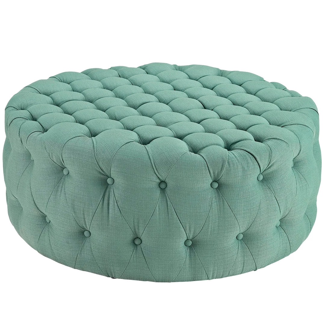 Modway Amour Upholstered Fabric Ottoman Laguna 6 Modway Amour Upholstered Fabric Ottoman Laguna