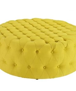 Modway Ottomans Amour Upholstered Fabric Ottoman Sunny