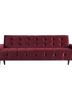 Modway Delve Performance Velvet Sofa Maroon SOFAS