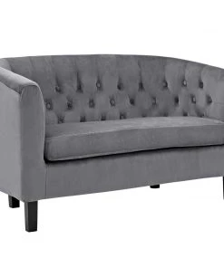 Modway Prospect Performance Velvet Loveseat Gray Loveseats 11 Modway Prospect Performance Velvet Loveseat Gray Loveseats