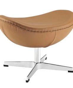 Modway Ottomans Glove Leather Ottoman Terracotta