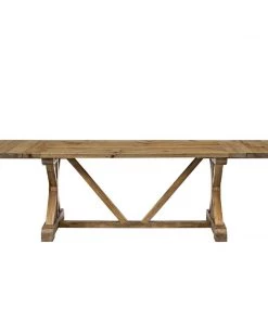 Modway Den Extendable Wood Dining Table Brown Dining Tables