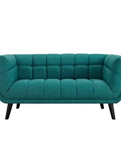 Modway Bestow 2 Piece Upholstered Fabric Sofa And Loveseat Set Teal 8 Modway Bestow 2 Piece Upholstered Fabric Sofa And Loveseat Set Teal