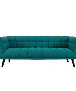 Modway Living Room Sets Bestow 3 Piece Upholstered Fabric Sofa And Armchair Set Teal