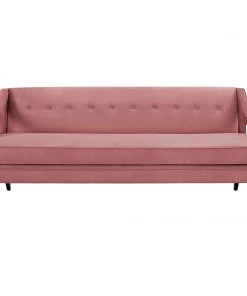 Modway SOFAS Concur Button Tufted Performance Velvet Sofa Dusty Rose