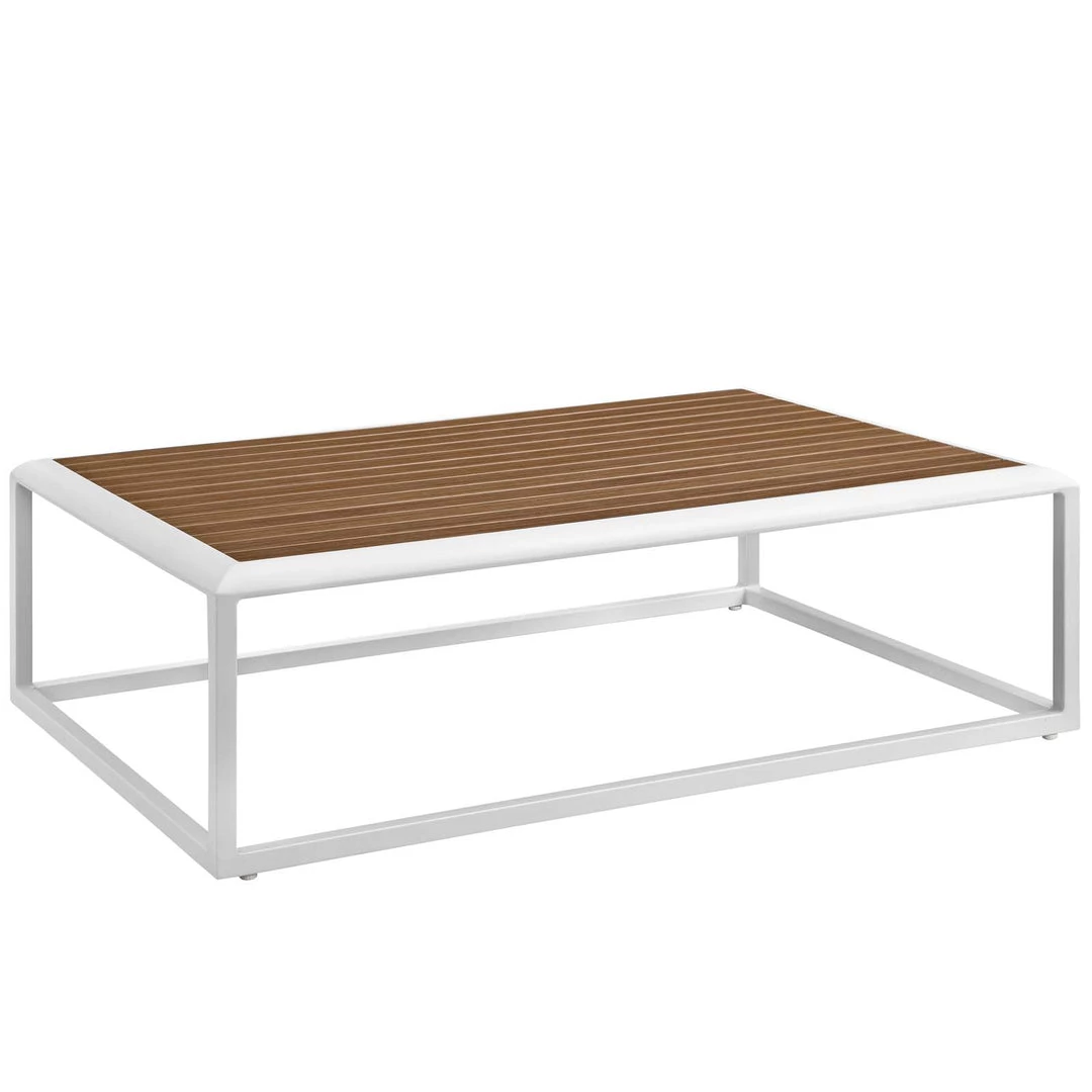 Modway Stance Outdoor Patio Aluminum Coffee Table 6 Modway Stance Outdoor Patio Aluminum Coffee Table
