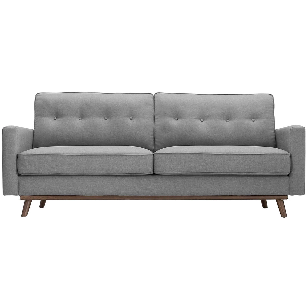 Modway Prompt Upholstered Fabric Sofa Light Gray SOFAS 11 Modway Prompt Upholstered Fabric Sofa Light Gray SOFAS