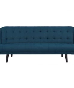 Modway Glance Tufted Convertible Fabric Sofa Bed Azure SOFAS