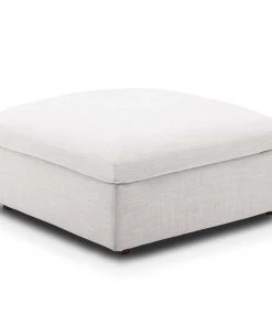 Modway Commix Down Filled Overstuffed Ottoman Beige Ottomans