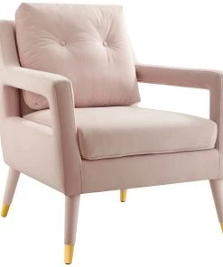 Modway Premise Accent Lounge Performance Velvet Armchair Pink 17 Modway Premise Accent Lounge Performance Velvet Armchair Pink