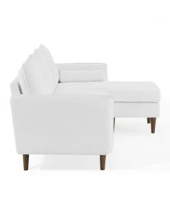 Modway Sectionals Revive Upholstered Right Or Left Sectional Sofa White