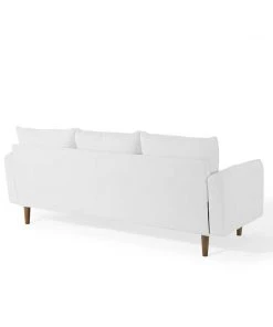 Modway Sectionals Revive Upholstered Right Or Left Sectional Sofa White