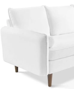 Modway Sectionals Revive Upholstered Right Or Left Sectional Sofa White