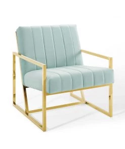 Modway Inspire Channel Tufted Performance Velvet Armchair Mint Armchairs 17 Modway Inspire Channel Tufted Performance Velvet Armchair Mint Armchairs