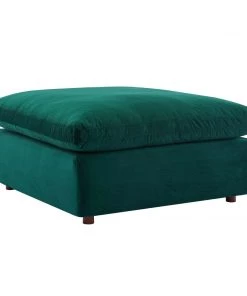 Modway Commix Down Filled Overstuffed Performance Velvet Ottoman Green 15 Modway Commix Down Filled Overstuffed Performance Velvet Ottoman Green