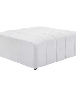 Modway Ottomans Bartlett Upholstered Fabric Ottoman Ivory