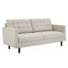 Modway Exalt Tufted Fabric Sofa Beige SOFAS