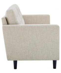 Modway Exalt Tufted Fabric Sofa Beige SOFAS