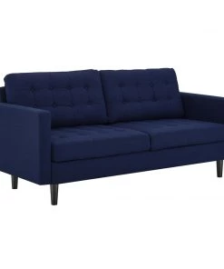 Modway SOFAS Exalt Tufted Fabric Sofa Royal Blue