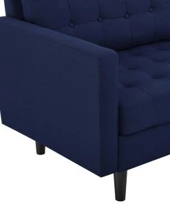 Modway SOFAS Exalt Tufted Fabric Sofa Royal Blue
