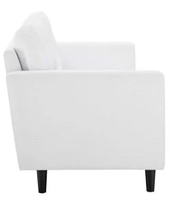 Modway Exalt Tufted Fabric Sofa White SOFAS