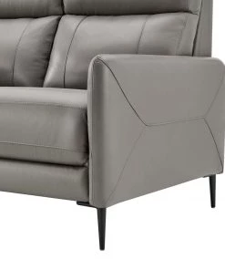 Modway Huxley Leather Sofa Gray SOFAS 11 Modway Huxley Leather Sofa Gray SOFAS