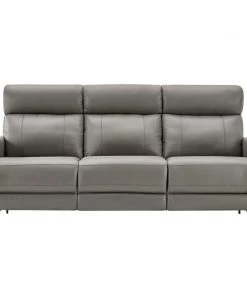 Modway Huxley Leather Sofa Gray SOFAS 12 Modway Huxley Leather Sofa Gray SOFAS
