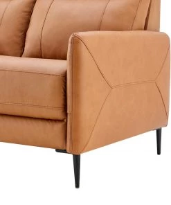 Modway Huxley Leather Sofa Tan