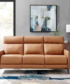 Modway Huxley Leather Sofa Tan