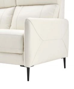 Modway Huxley Leather Sofa White SOFAS